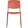 Isl Furnishings Zuho Modern Indoor Outdoor Chair 2, Zuho II - Fire Orange CH60DC-2PK-PP11